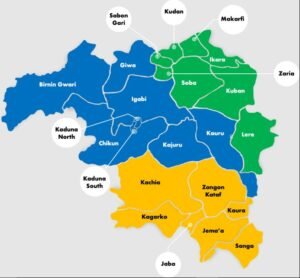 Kaduna State LGA Map